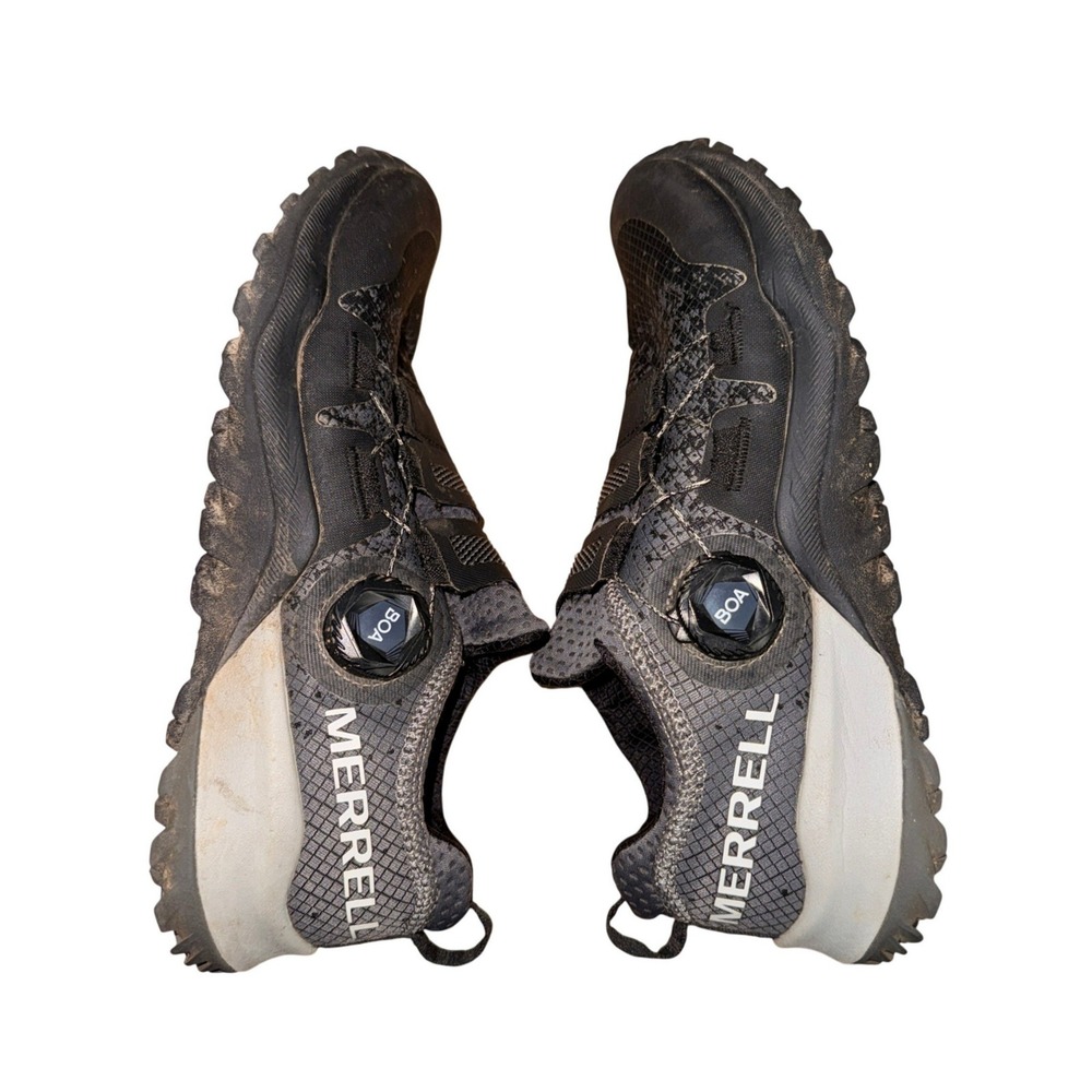Merrell Momentous 2 BOA Womens 7.5 Pre-Owned Black Trail Running Shoes J066664